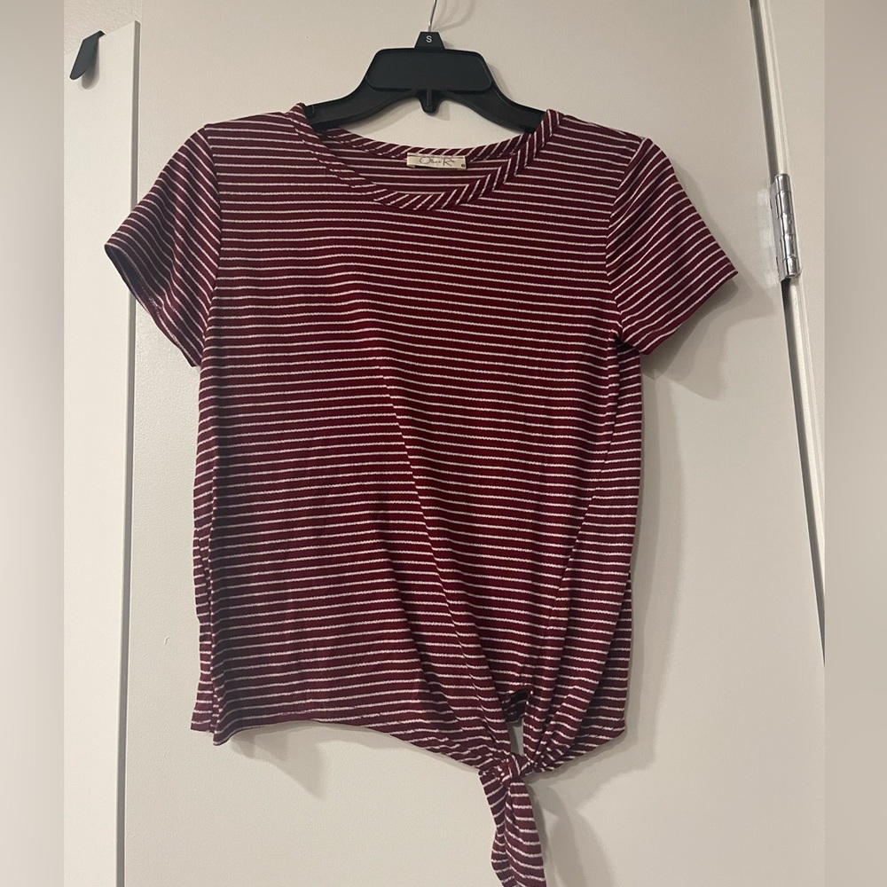 Stripped Crop Top